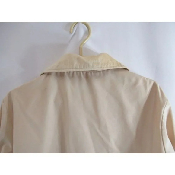 Khaki Windbreaker Terry Island Mariner Charter Cruises  Size Small Vintage - Picture 10 of 10